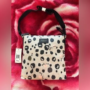 RADLEY LONDON Zipper Top Cross Body Bag Light Grey Bubble Dog